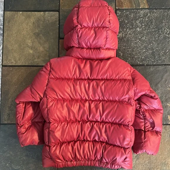 Patagonia Hi-Loft Down Sweater Hoody Puffer 2T - Picture 3 of 4